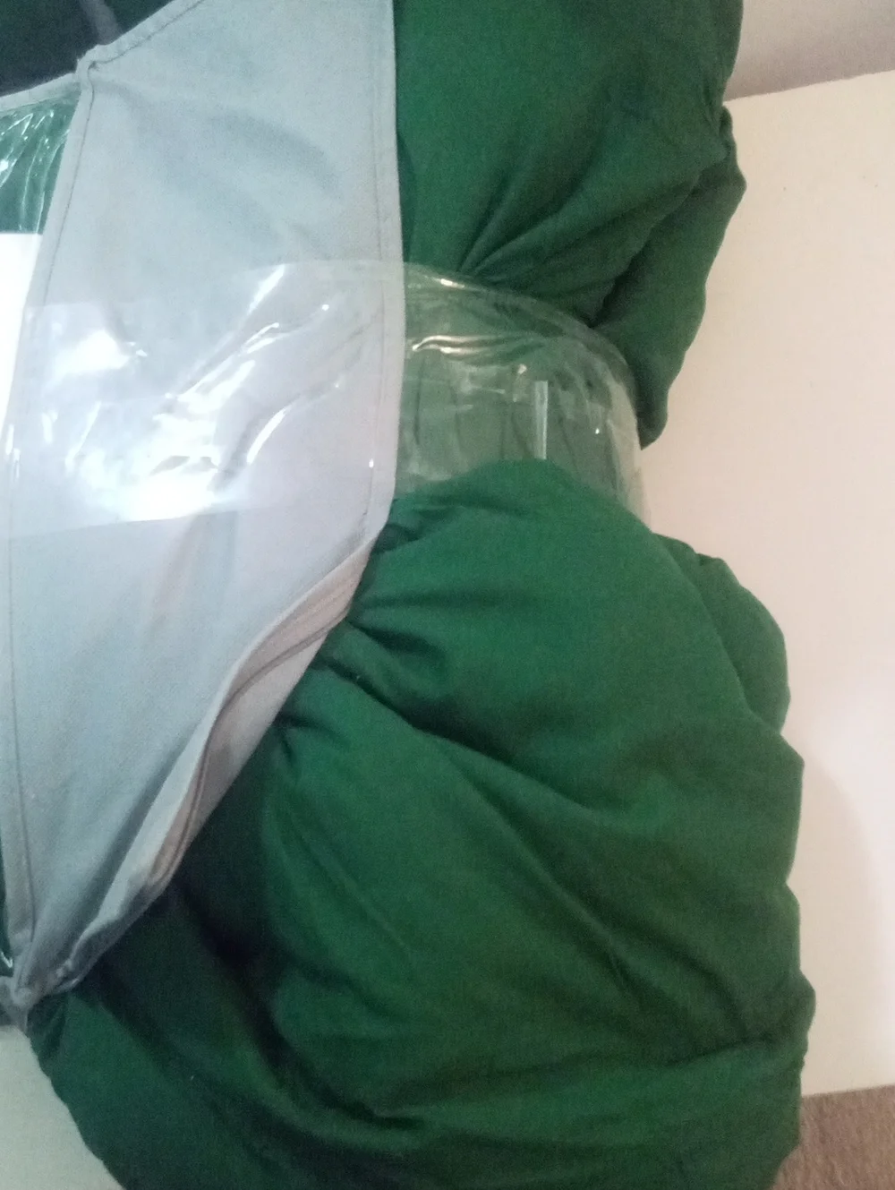 Queen Comforter Set in Dark Green NWT $69 By Bare Down Alternative 3 Piece
